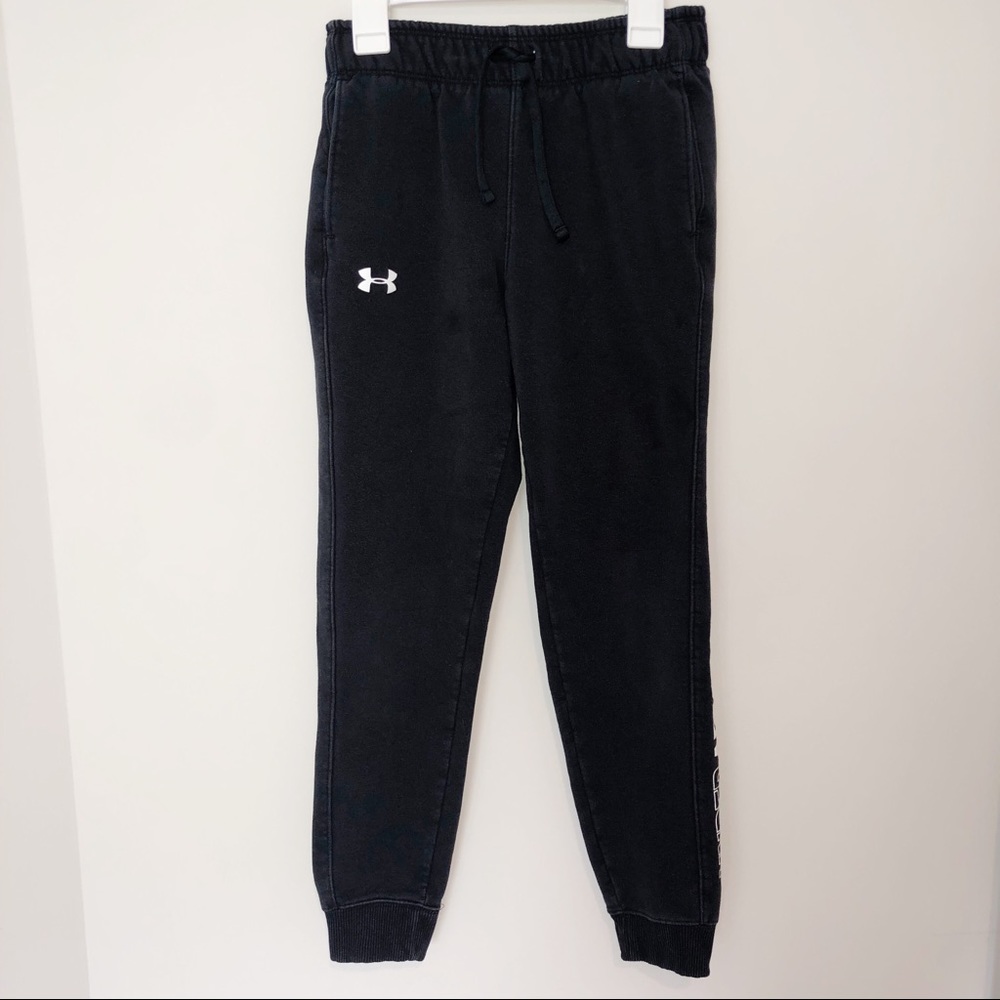 UNDER ARMOUR Cold Gear Girls Black Jogger M